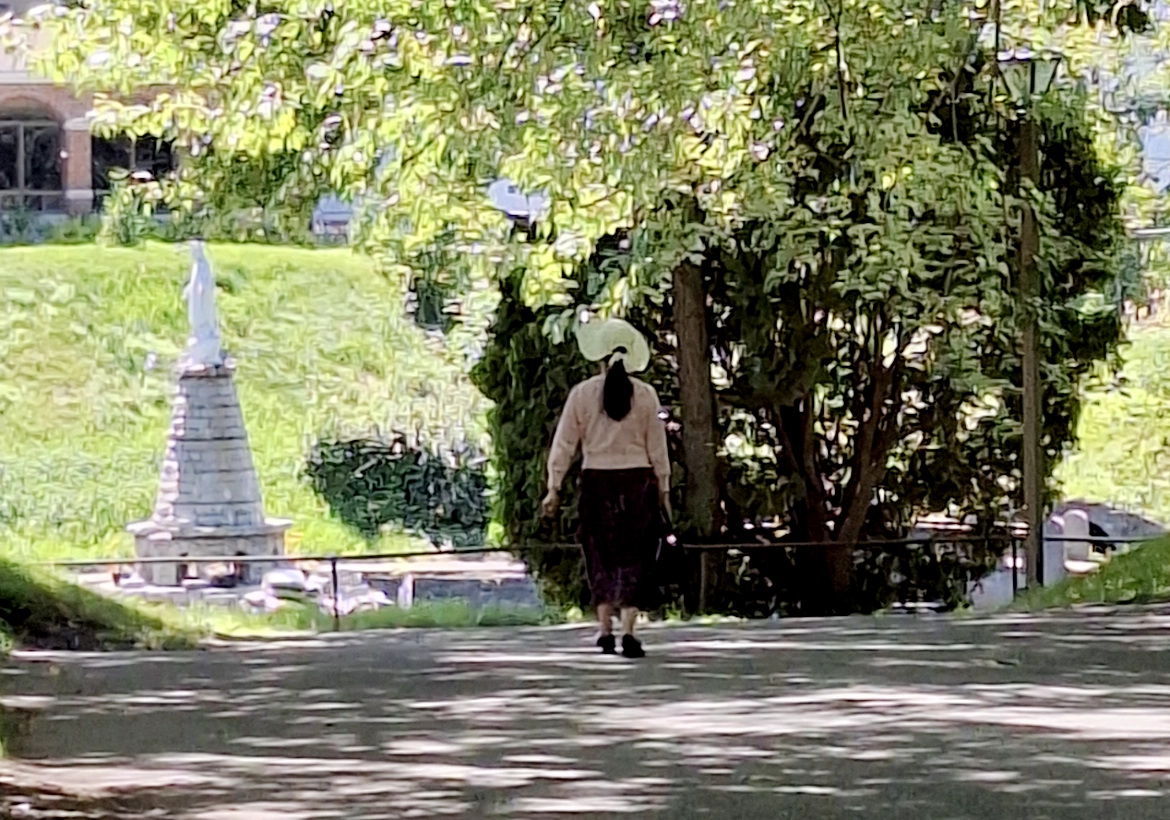 Jardin du petit sanctuaire NDC