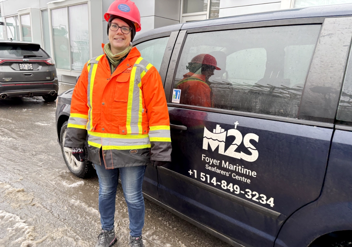 Michelle DePooter au port de Montréal